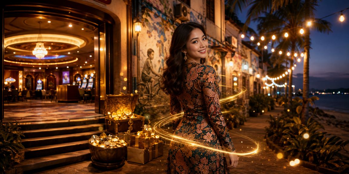 Suasana pertaruhan kasino gaya batik Penang mb8my
