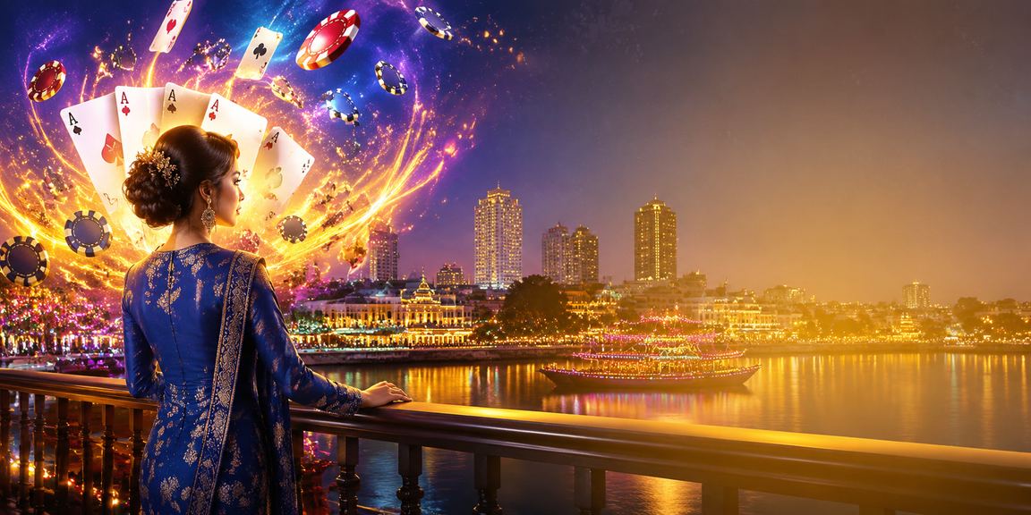 Pengguna Seremban berpakaian baju kurung menikmati hiburan esports melalui mb8my